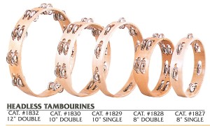 Halifax 1830 Tamburine 10" Double - tamburyn