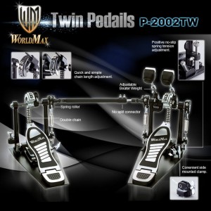 World Max P2002TW Twin Pedal - stopa podwójna