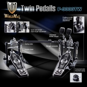 World Max P3000TW Twin Pedal - stopa podwójna