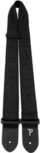 Perri's 6542 2" Jacquard Black Satin - pasek do gitary
