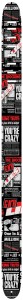 Perri's 6002 2.5" Guns n Roses - pasek do gitary