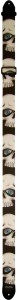 Perri's 41 2" Polyester Skull - pasek do gitary