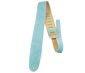 Perri's 209 2.5” Teal Soft Suede with Backing - pasek do gitary