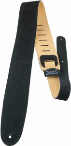 Perri's 202 2.5" Suede Black - pasek do gitary