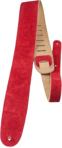 Perri's 203 2.5" Suede Red - pasek do gitary