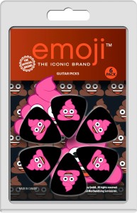 Perri's EMO3 Emoji Pink Poo - komplet kostek do gitary