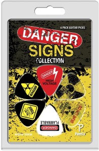 Perri's PP01 Danger Signs - komplet kostek do gitary