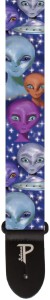 Perri's 7214 2" Polyester Kids Wanna Have Fun Purple Aliens - pasek do gitary