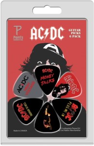 Perri's ACDC2 AC/DC - komplet kostek do gitary