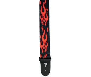 Perri's 702 2" Poly Flame Red - pasek gitarowy