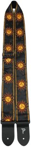 Perri's 7008 2" Jacquard Suns Black - pasek do gitary