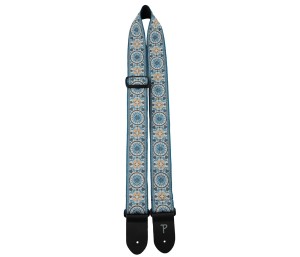 Perri's 6806 2" Jacquard Blue Mandala Hope - pasek do gitary