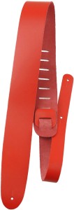 Perri's 6704 2,5" Basic Leather Red - pasek do gitary