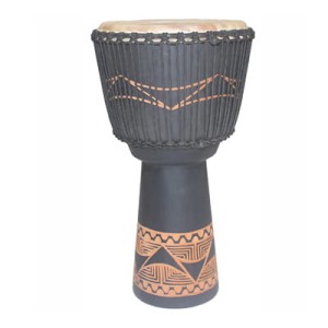 KG Djembe JM 50-22 Black Jammer Matte Finish	