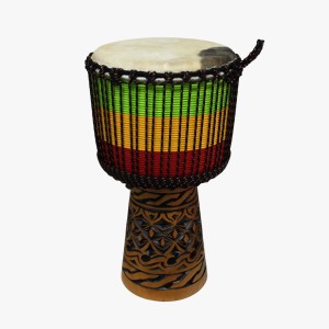 KG Djembe DAPRO Rope 50-CW Rasta Wrapped Celtic Wave	