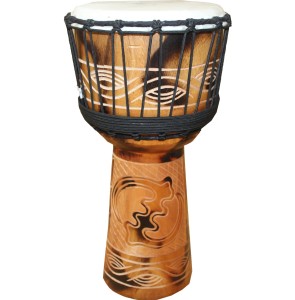 KG Djembe DJZC 50-BC Light Chocolate Burn Texture	