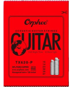Orphee TX620-P 10-47 - struny do gitary akustycznej