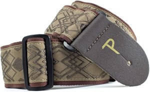 Perri's 6544 2" Jacquard Brown Satin - pasek gitarowy
