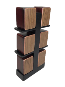 KG Cajon Mini Shaker Set of 6 with Stand
