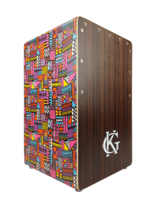 KG Cajon MDFBSP FS A6 Sarong Aztec Fixed Snare	