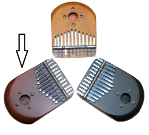 KG Kalimba WK Curve Red Mahogany	