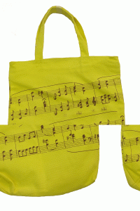 Ruby MG 349 - żółta torba w pięciolinie