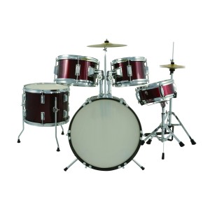 KG CX D015 Black Zestaw Perkusyjny z Talerzami Junior