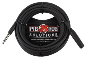 Pig Hog PHX14-25 - przedłużacz słuchawkowy jack 6,3 mm