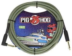 Pig Hog PCH10JGRR Jamaican Green - kabel instrumentalny