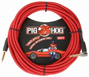 Pig Hog PCH20CAR Candy Apple - kabel instrumentalny