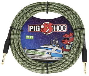 Pig Hog PCH20JGR Jamaican Green - kabel instrumentalny