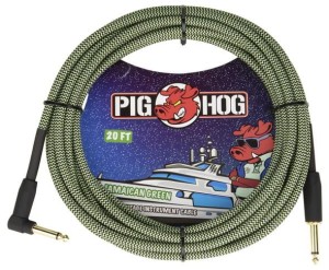Pig Hog PCH20JGRR Jamaican Green - kabel instrumentalny