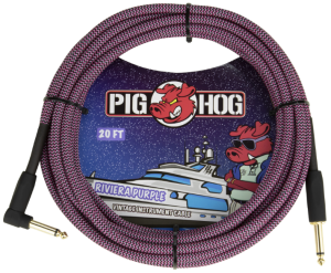Pig Hog PCH20RPPR Riviera Purple - kabel instrumentalny