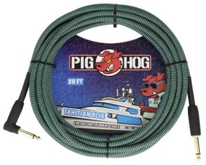 Pig Hog PCH20TABR Tahitian Blue - kabel instrumentalny