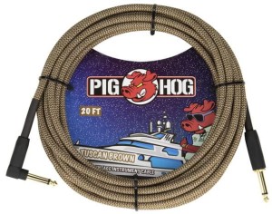 Pig Hog PCH20TBRR Tuscan Brown - kabel instrumentalny