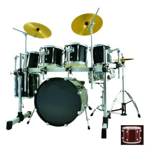 KG CX D010 Wine Red Zestaw Perkusyjny