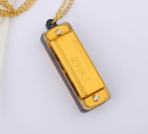 Swan Mini SW4-1 Gold - mini harmonijka ustna