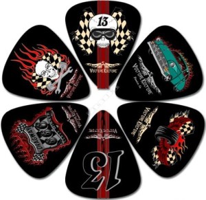 Perri's VK3 Vulture Kulture - komplet kostek do gitary