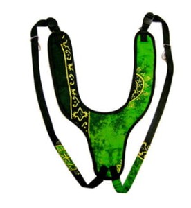 KG DS-14 Baliku Hijau Strap Szelki do Djembe