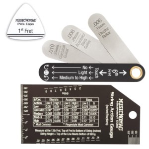 Music Nomad Truss Rod Gauge & String Action Gauge Combo Bundle MN614