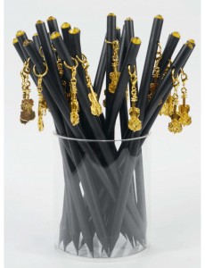 Ruby B1099 - ołówek Crystal, motyw skrzypce