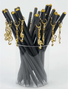 Ruby B1098 - ołówek Crystal, motyw klucz wiolinowy