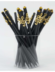 Ruby B1110 - ołówek Crystal, motyw klucz wiolinowy