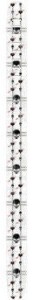 Perri's 1132 2.5" Distressed Look - pasek do gitary