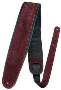 Perri's 1602 2.5" BRG Suede W LTHR - pasek do gitary