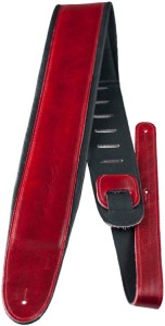 Perri's 2151 2.5" Leather Padded Cherry - pasek do gitary