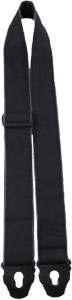 Perri's 6824 2" Cotton Black w/Lock End - pasek do gitary