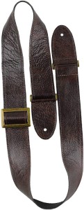 Perri's 6896 2” Italian Top Grain Leather On Front And Back Side With Vintage Metal Tri Glide And Loops - pasek gitarowy