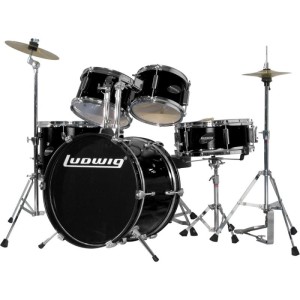Ludwig Junior Black LJR1061 - zestaw perkusyjny dziecięcy