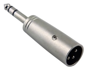 Pig Hog PA XMTM1 XLR M 6,3mm TRS M Stereo Adapter - przejściówka XLR - jack 6,3 mm